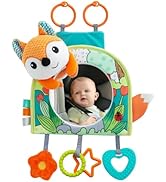 Lynncare Car Seat Toy, Baby Car Mirror Toy for Rear Facing, Travel Baby Activity Center with Hang...