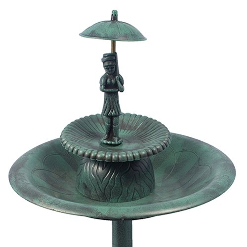 Fonte para Pássaros Verde Greenway - 220V - 97x50 cm