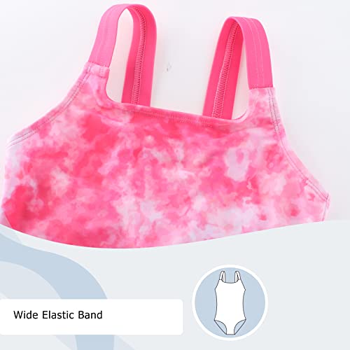 Image of Girls One Piece Swimsuits Halter Bathing Suits Summer Swimwear 3-16 Years
