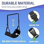 2-Pack Airplane Foot Hammock for Plane Travel - Travel Essentials Length Adjustable Airplane Foot Rest Under Desk -Long Flight Must Haves - Image 2