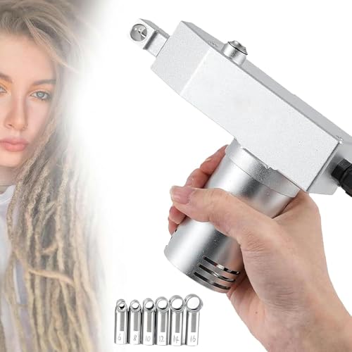 Machine à dreadlocks portable et mini kit extensions cheveux synthétiques et humains - 2