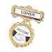 Swanson Christian Supply 80806 Badge Usher Welcome Pin Back Fancy Round Brass