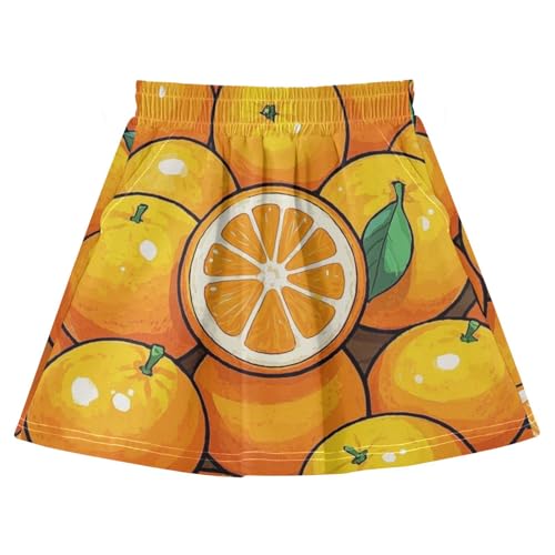Falda plisada de algodón de running para niñas que evita rozaduras con short interior 4