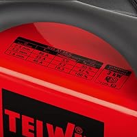 Telwin 815861 Force 125 Inverterschweissgerät für das Elektrodenschweißen Komplett mit Schweißhelm, 230 V, Rot, Force 125 + Schweißhelm – Ansicht 9