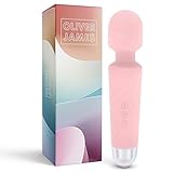 Vibrator für Frauen - Leises & Leistungsstark mit 20 Vibrationsmodi & 8 Geschwindigkeitsstufen, Duschfeste Vibration für Frauen, Sex Toys von Oliver James (Pastellrosa)