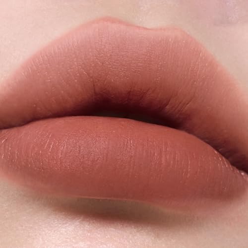 Joocyee Velvet Rouge Matte Lipstick Pencil, Lightweight Non-Sticky Long Lasting High Pigment Warm Red Pink Lip Color Waterproof Buildable Coverage 3g