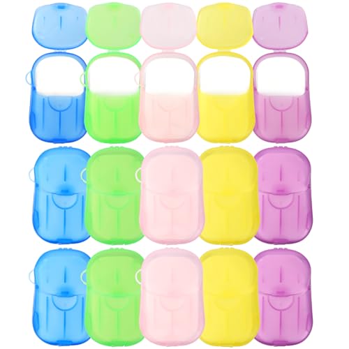 CXRYLZ-FUR 15 Boxes (750 sheets) Portable Hand Soap Flakes, Travel Paper Soap Sheets for Hand Washing, Disposable Laundry Clothes Soap Leaves for Traveling Hiking Campin