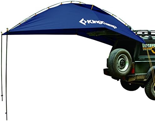 KingCamp Awning Sun Shelter SUV Tent Auto Canopy Portable Camper Trailer Tent Roof Top Car Shelter for Beach, SUV, MPV, Hatchback, Minivan, Sedan, Camping, Outdoor