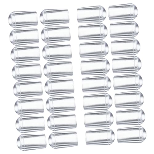 Garneck 100Pcs Hook End Caps Thread Protector Caps for Wire Hangers Tipped Covers Easy to Use for Protecting Hands From Scratching and Ensuring Safety Everyday