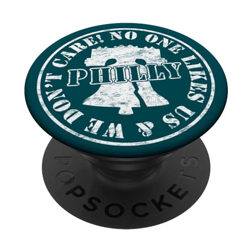 Vintage Philly No One Likes Us We Don't Care Philadelphia PopSockets Adhesive PopGrip
