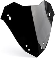 Vista 2 de Parabrisas de motocicleta carenado deflector deflectores de viento para Yamaha XMAX300 Xmax 300 X-MAX300 X-MAX 300 2023 (negro)