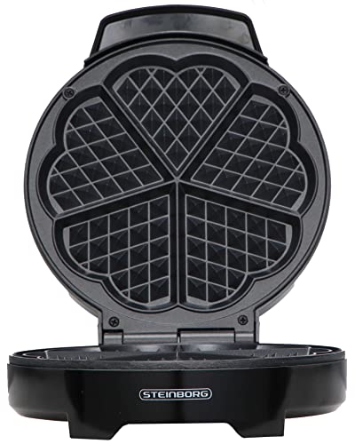 Waffeleisen | 1000 Watt | Waffelautomat für Herzwaffeln | Wafflemaker | Paninigrill | Waffeltoaster | Waffle Maker… – Bild 5