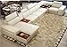Saviero 100% Pure & Genuine Leather 5- to 6-Person Sofa Set/ 3+2+2 7 Seater/U Shape Sactional Sofa Set/Without Centre Table For Your Living Room/Office/Dining Room/Hall (Beige) 18 Months Warranty