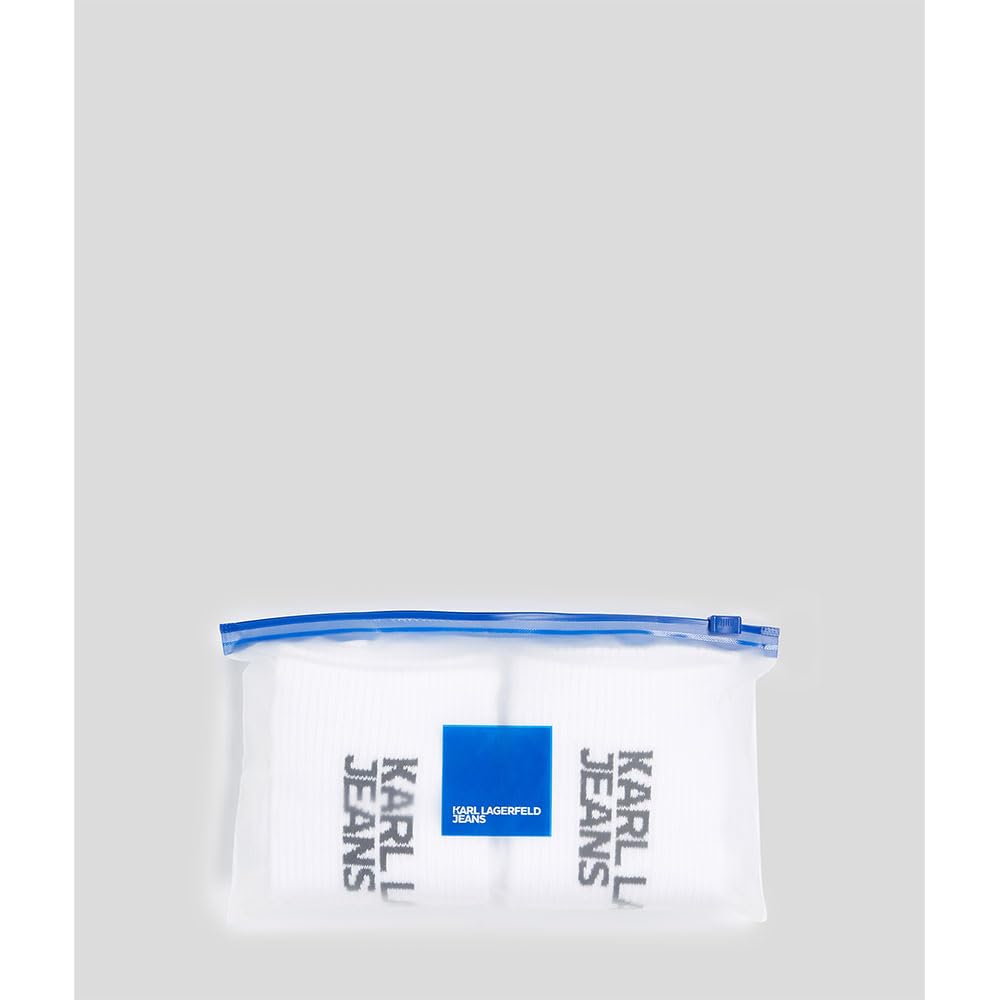KARL LAGERFELD JEANS Zestaw skarpet z logo essential (2 szt.) Mężczyźni Klj Essential Logo Socks, 2 Pack
