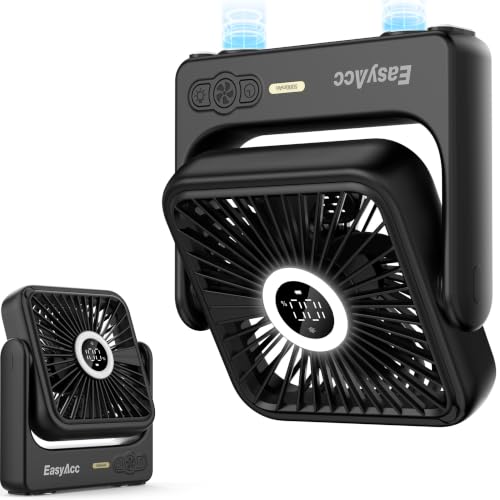 Image of EasyAcc Magnetic Cruise Approved Fan, 5000mAh Travel Fan Rechargeable