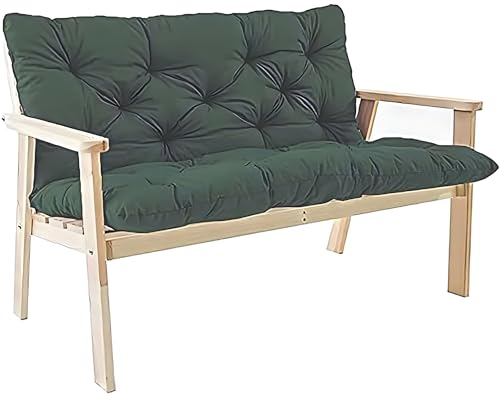 Coussin de balancelle 3 places avec dossier moelleux en tissu résistant pour extérieur