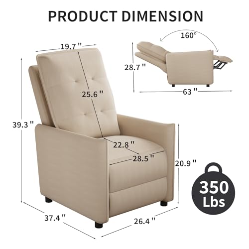 Sillón Plegable Terciopelo Beige miniatura 2