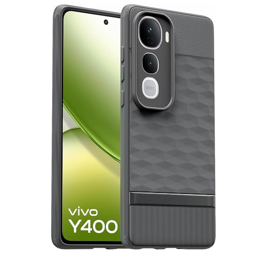 Image of Shockproof Case for Vivo Y400 5G / Y400 4G | Full Camera Protection | TPU Flexible Back Cover for Vivo Y400 5G / Y400 4G (Graphite Grey)