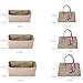 Lckaey bag organizer for hermes garden party tote garden party 36 Handbag Felt insert Y085Khaki-L