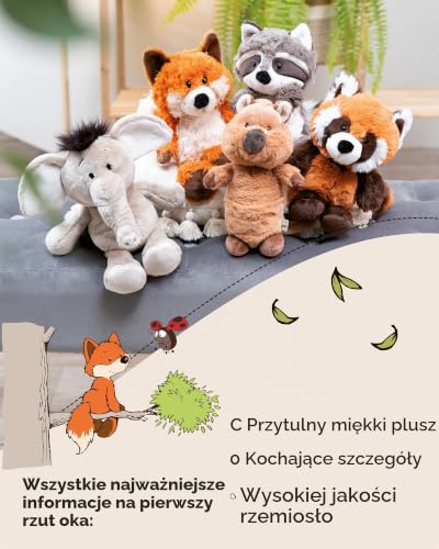 NICI pluszowa zabawka Lis Fridalie 25cm pomarańczowy – Miękka maskotka z mięciutkiego pluszu, uroczy pluszak do przytulania i zabawy, dla dzieci i dorosłych – 49819