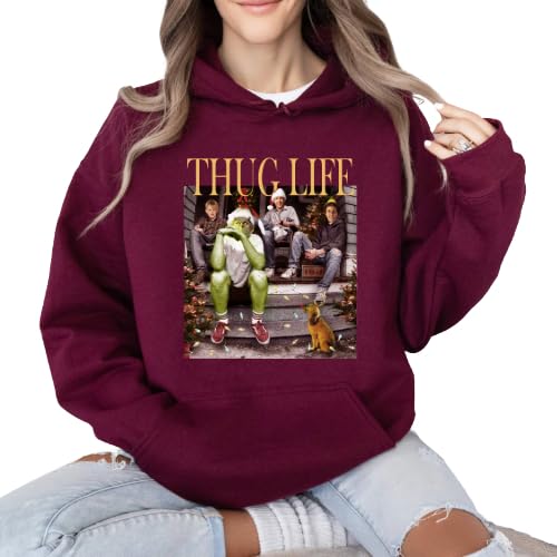 Thug Life Christmas Sweatshirt, Character Xmas Sweatshirt, Viral Christmas Thug Life Sweatshirt, Funny Christmas Thief Tee, Christmas Movie Hoodie.4