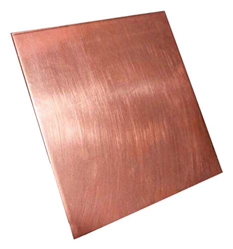 Tôle de laiton anti-corrosion plaque de cuivre pur 55x100mm pour éviter l'oxydation des pièces