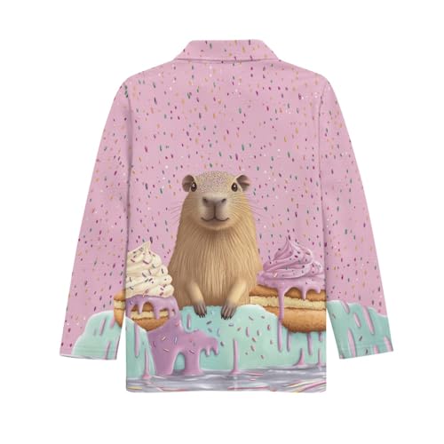 HUIACONG Girls Golf Shirts Boys Sweatshirts for Kids Children Tops2