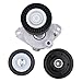MOTOKU Belt Tensioner and Serpentine Belt Idler Pulley kit for Mercedes C230 C280 C300 C350 CL550 CLK350 CLK550 CLS550 E350 E550 G550 GL450 GL550 GLK350 ML350 ML550 R350 S550 SL550 SLK280 SLK300