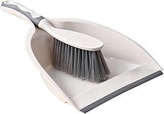 Cabilock 1 Set Desktop Waste Cleaning Brush Portable Broom Organizer Vacuum Cleaner Broom with Dustpan Cleaning Tool Straight Hair Accessories Dustpan Brush Desktop Brush Set