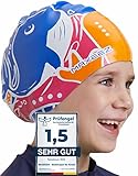 🏊‍♂️ 𝟔𝟎 𝐓𝐀𝐆𝐄 𝐆𝐄𝐋𝐃 𝐙𝐔𝐑Ü𝐂𝐊: Probiere die Kinder Badekappe einfach aus. Wir nehmen das Risiko auf uns und machen ein Versprechen: Solltest Du nicht zufrieden mit dieser Schwimmhaube sein, bekommst Du dein Geld zurück – bis zu 60 Tage nach Kauf – ohne Wenn und Aber!