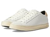 P448 Zapatos Mujeres Sneakers John W White Perf Blancas