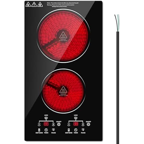 Kadorer 12-Inch 2 Burner Cooktop Cover