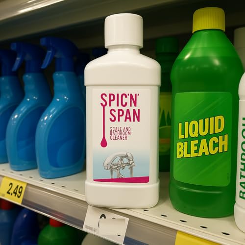 Image of Modicare Spic 'n' Span Tile Cleaner Non-Acidic Spray for Bathroom Wall Floor Tiles Hard Water stain remover 250ml