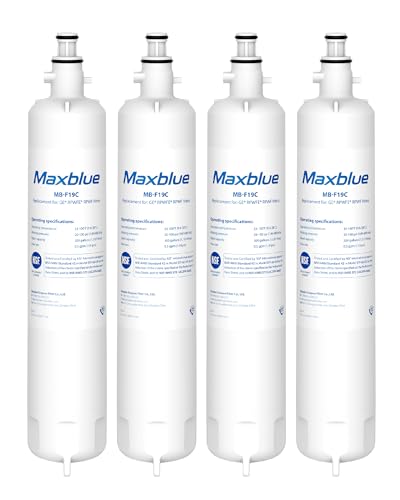 Image of Maxblue MB-F19C Water Filter Replacement for GE® RPWFE®, 4 Pack