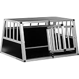 PETSTUFF Caisse de Transport pour Chien Avant inclinée et paroi arrière 75° - Choix de la Taille, Deux Portes