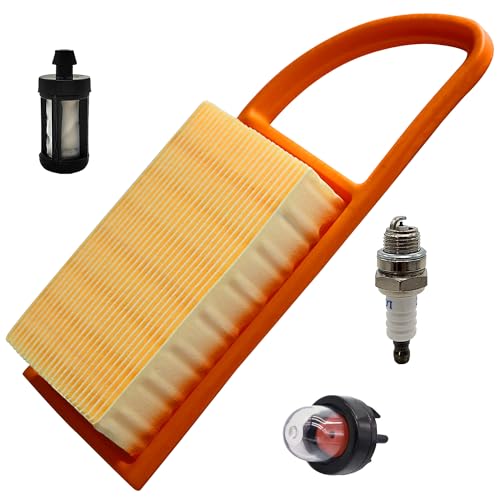 Air Filter Fuel Filter Primer Bulb for Stihl BR500 BR550 BR 600 Backpack Blower # 4282 141 0300