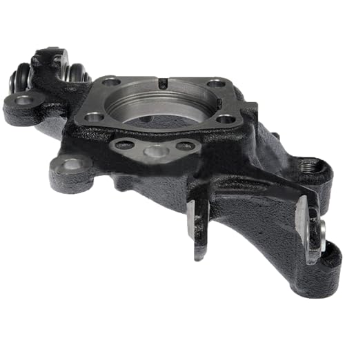 Image of Detroit Axle - Rear Left Steering Knuckle for Toyota 2006-2018 RAV4 2015-2019 Lexus NX200t NX300 NX300h, Driver Side Steering Knuckle Assembly 2016 2017 2018 Replacement