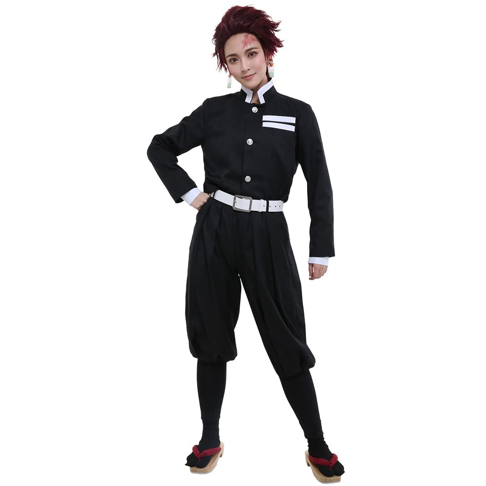 Men's Black Corps Cosplay Costume Black Uniform