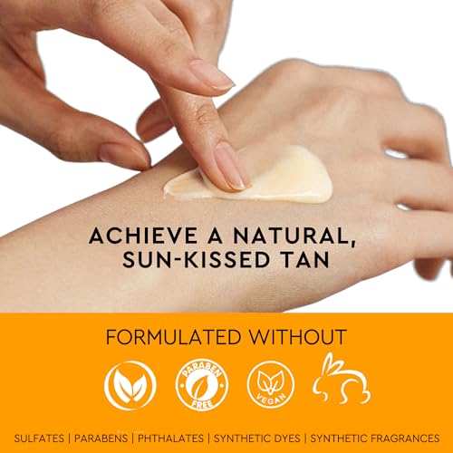 Image of Tanning Spray - Natural & Organic Ingredients, Self Tanner Spray, Body Skin Bronzer for Body, Deep Bronze Suitable for Swimming, Beach Climbing in Summer (Self-tanning cream)