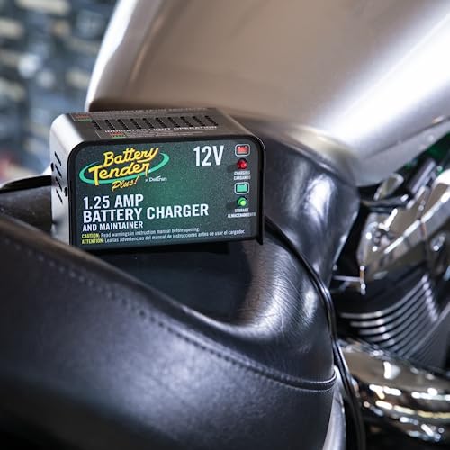 Battery Tender 021-0128 Plus 12V 1.25 Amp Car & Motorcycle Battery Charger And Maintainer, Float Charger For Automotive, And Atvs - Smarter Than A Trickle Charger thumb #6