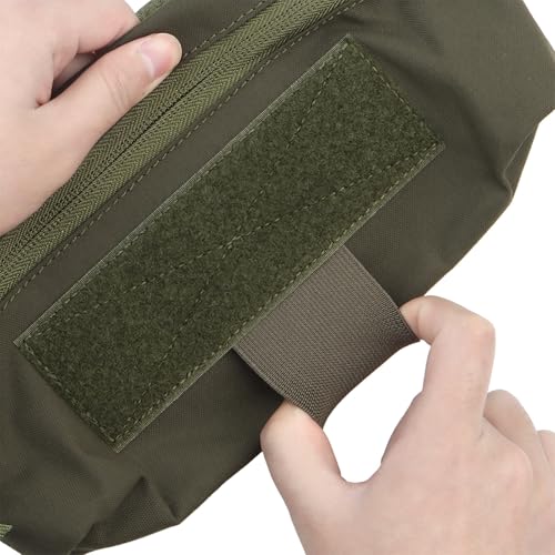 Bolsa táctica de descarga abdominal para evitar pérdida de accesorios 6