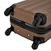 Travelers Club Chicago Hardside Expandable Spinner Luggage, Rum Caramel, 22