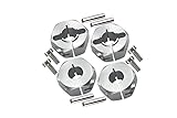 tamiya tt01 truck Nome del prodotto : Aluminium Wheel Hex Drive Adaptor With Pins & Screws - 4Pcs Set