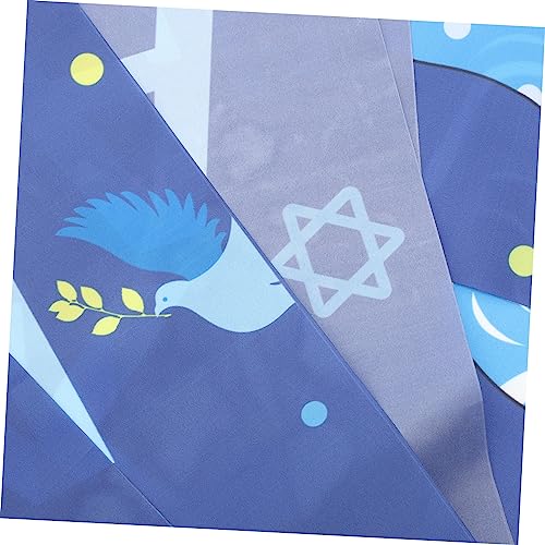 Décorations de Soucca Hanoucca haut de gamme en tissu polyester 100D durable