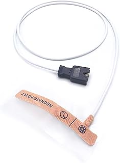 5 pcs Compatible Masimo Disposable Neonatal Adult Spo2 Sensor for Masimo LNCS Neo 1862 Probe Adhesive Tape Sensor 9 Pins 3.2 ft Connector-Pronto-7, Rad-5, Rad-57, Rad-8, Rad-87, Radical-7