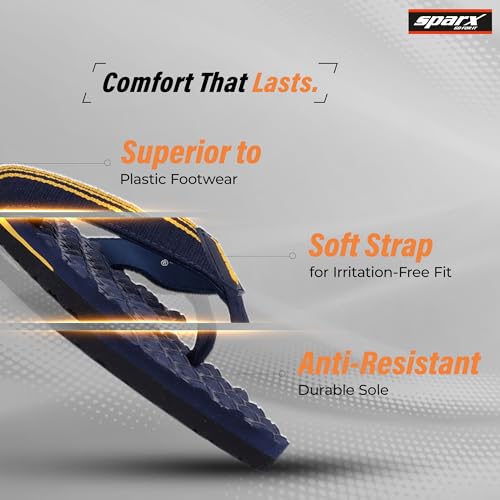 Image of SPARX Flip Flops for Men - Lightweight Comfortable Daily Wear Slippers with Soft Footbed, Flexible Sole & Superior Comfort