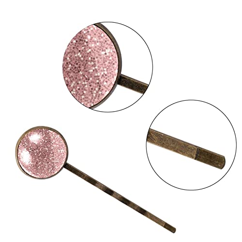 Épingles à cheveux décoratives avec fleurs blanches et roses, lot de 4