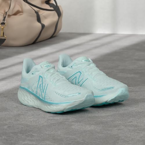 New Balance New Balance Women's Fresh Foam X 1080 V12 Running Shoe, Bright Cyan/Virtual Blue, 7.5 W