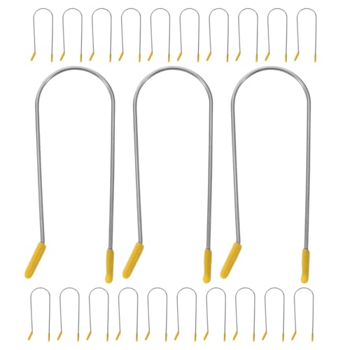 WEKADRIN Pinzas para Rizadores de Pelo Calientes de Acero Inoxidable 254 CM Forma de U Antideslizante Juego de 24 Piezas para Mujeres y Niñas Accesorio Seguro para Peinados Calor WEKADRIN Pinzas para Rizadores de Pelo Calientes de Acero Inoxidable 254 CM Forma de U Antideslizante Juego de 24 Piezas para Mujeres y Niñas Accesorio Seguro para Peinados Calor