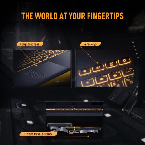 Image of ASUS TUF Gaming F16, Gaming Laptop, Intel Core 7 Processor 230H, RTX 3050 GPU (16GB /512GB /40.64 cms (16) FHD+ /Windows 11 Home /Office Home 2024 + M365 Basic (1 Year Validity)*) FX607VJR-TU326WS